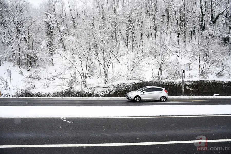 Yurttan kar manzaraları! Kartpostallık görüntüler oluştu 2