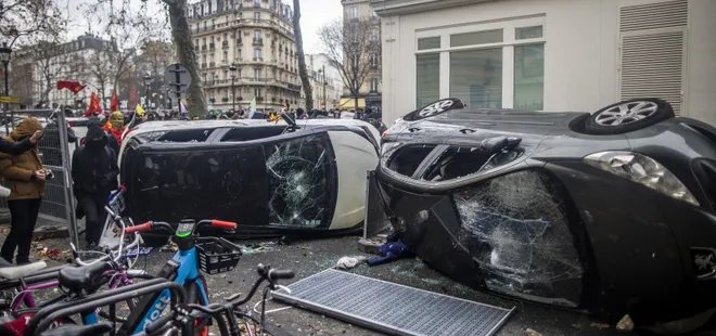 Paris’i yangın yerine çeviren PKK yandaşları Londra’yı da karıştırdı! Hedefte Türkiye var