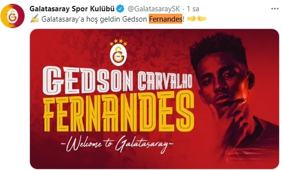 Son dakika: Gedson Fernandes Galatasaray'da! | Gedson Fernandes kimdir? - 1