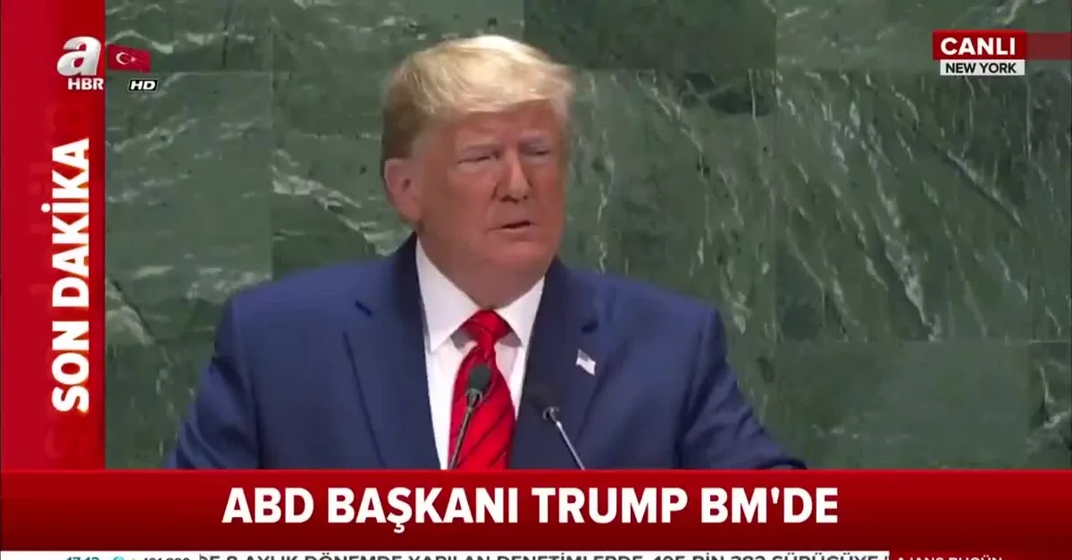 Trump’tan BM Genel Kurulu’nda Çin, İran ve Venezuela'yı hedef aldı | Video