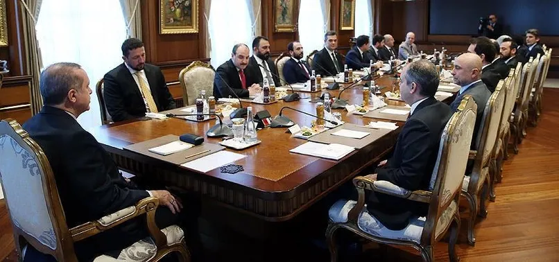 Cumhurbaşkanı Erdoğan, TBF heyetini kabul etti