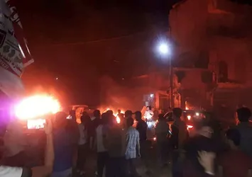 Azez'de bombalı terör saldırısı: 14 ölü