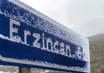 Erzincan'a soğuk hava uyarısı