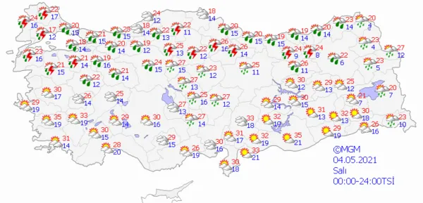 1619883508803.png Havalar ısınıyor! Bahar yüzünü göstermeye başladı! Meteoroloji'den son dakika açıklaması: İstanbul Ankara İzmir hava durumu - 5