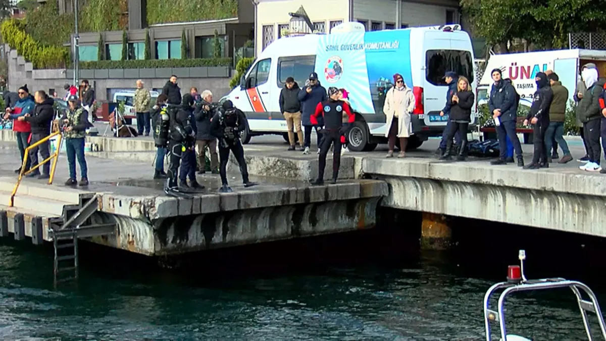 Sarıyer'de denize düşen 2 kişi kayboldu!