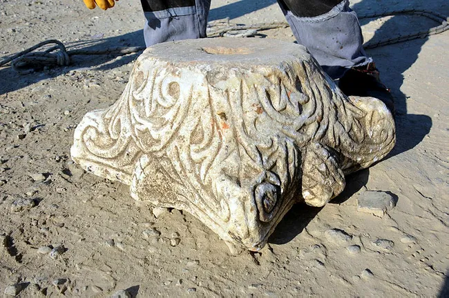 Zonguldak’ta deniz kenarında tarihi eser bulundu! Kepçeyle çıkarıldı - 3