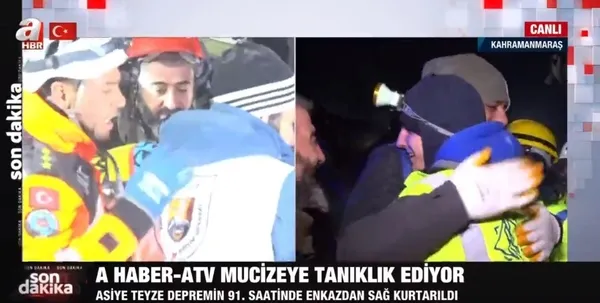 Kahramanmaraş’ta 91 saatte mucize! 67 yaşındaki Asiye Sümbül enkazdan sağ çıkarıldı - 5
