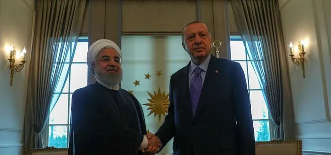 Başkan Erdoğan’ın İran Cumhurbaşkanı Ruhani ile görüşmesi sona erdi
