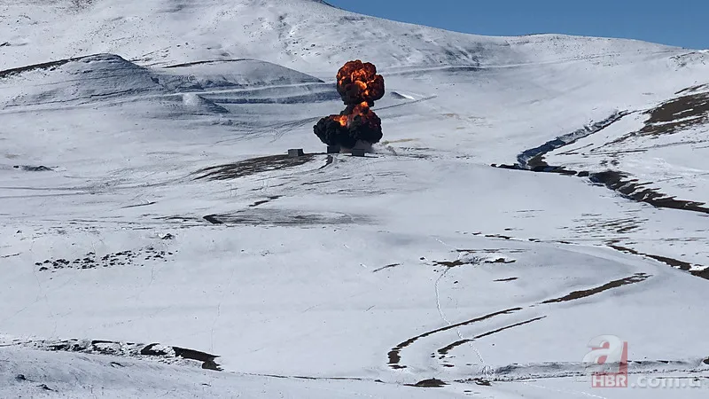 Eksi 19 derecede tam isabet! Kars'ta hedefler vuruldu | İnsansız zırhlı muharebe aracı sahnede 6