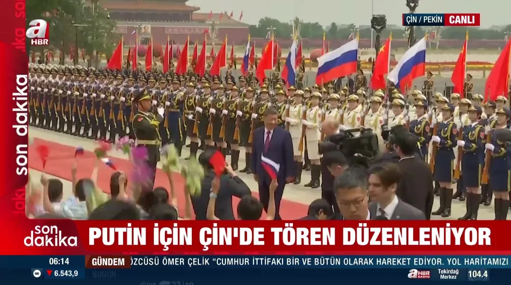 Rus lider Putin Çin'de: Görüşme başladı