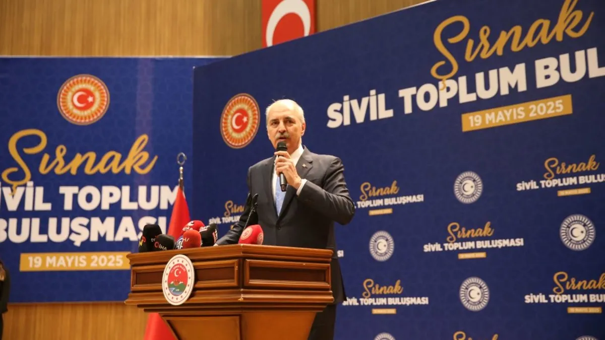 Numan Kurtulmuş'tan Terörsüz Türkiye mesajı: Bu proje bölge barışının anahtarıdır!