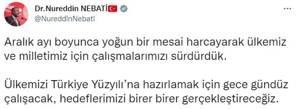 1672575765977.jpg Hazine ve Maliye Bakanı Nureddin Nebati'den Türkiye Yüzyılı mesajı - 1