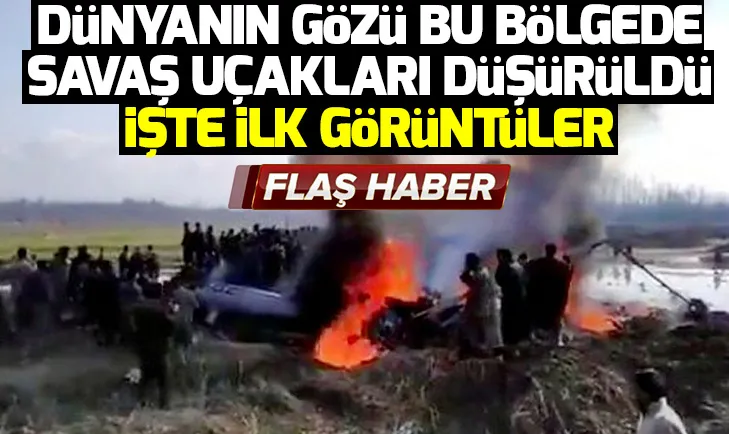 İki ülke arasında gerilim artıyor! Savaş uçağı düşürüldü