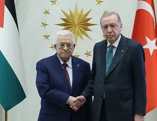 Başkan Erdoğan Mahmud Abbas ile görüştü!