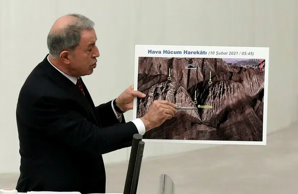 Son dakika: Milli Savunma Bakanı Hulusi Akar ve İçişleri Bakanı Süleyman Soylu Meclis’te Gara Operasyonu’nu anlattı