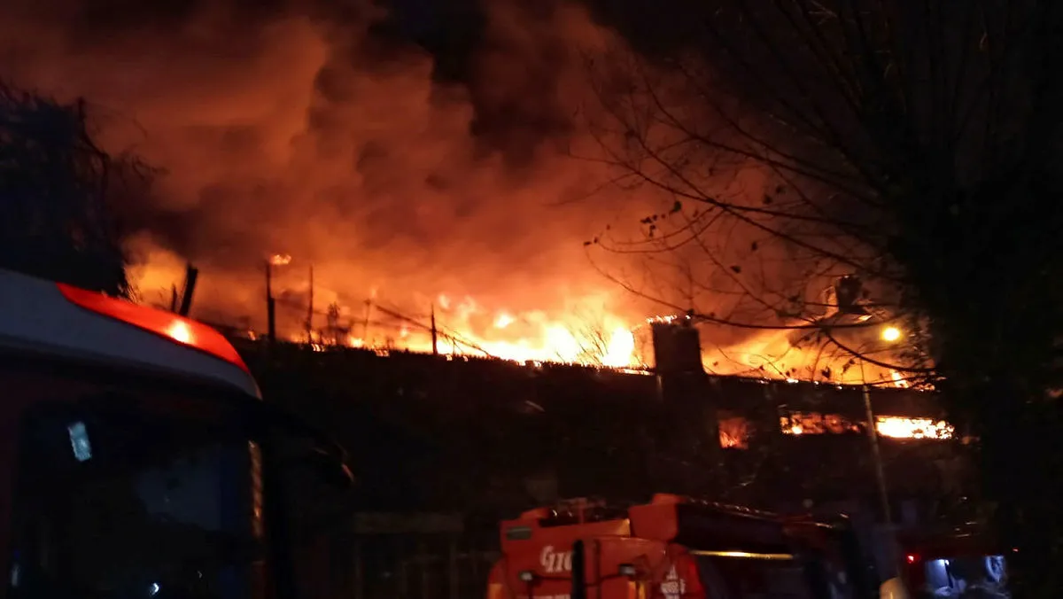 İstanbul Zeytinburnu'da fabrika yangını