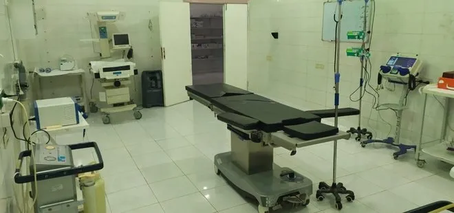 Tel Abyad Hastanesinde ilk ameliyat yapıldı