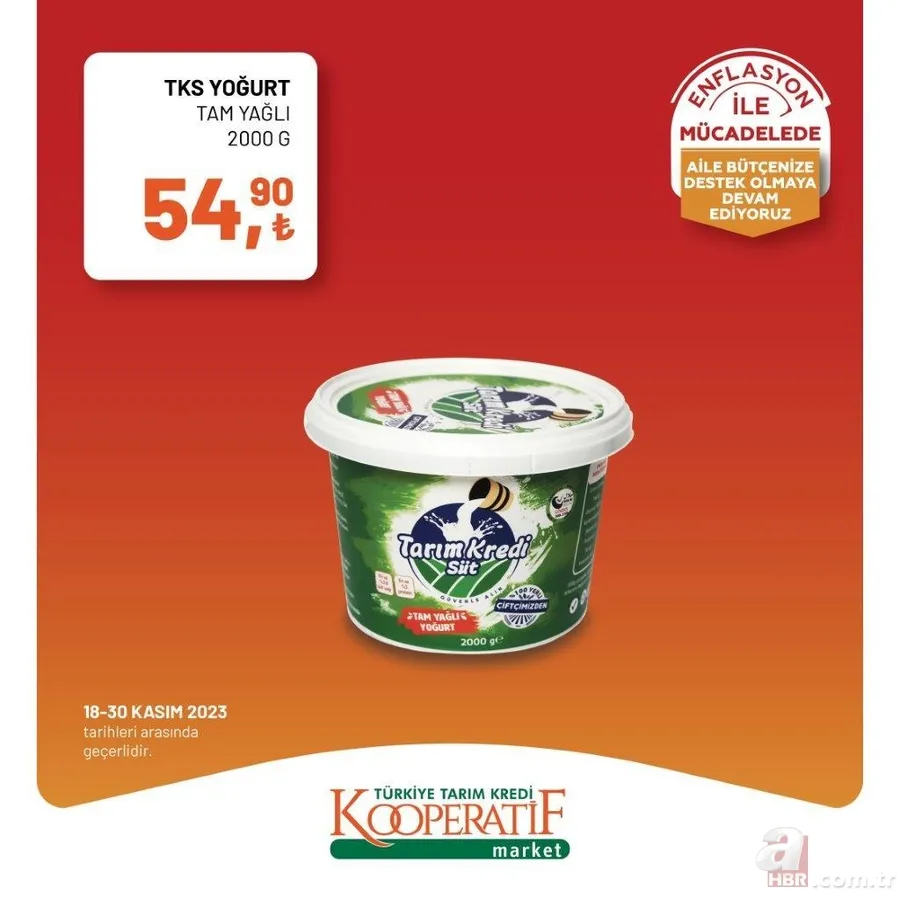 Tarım Kredi Market Kasım indirimleri bitiyor! Tost peyniri, sıvı deterjan, tuvalet kağıdı, domates salçası ve dana kıyma kaç TL’ye satılıyor? 22