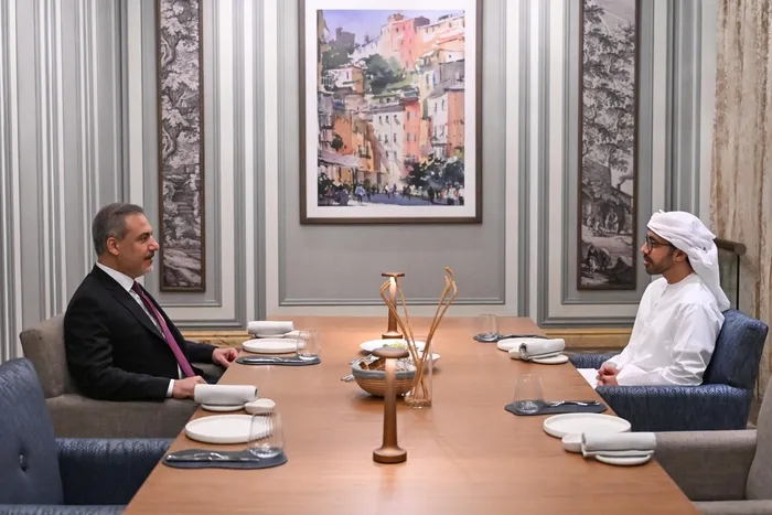 Dışişleri Bakanı Fidan BAE’de! Mevkidaşı Al Nahyan ile görüştü
