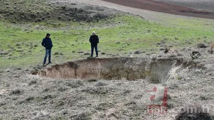 Sivas’ta ürküten görüntü! Asrın felaketinin ardından oluştu: Derinliği 5 metre