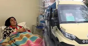 Hamile kadın minibüste doğum yaptı!