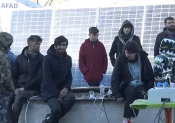 AFAD kampına güneş panelleri kuruldu