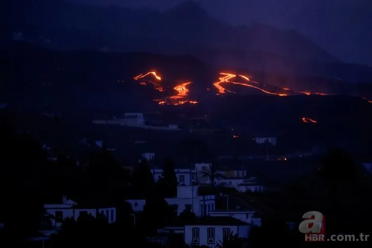 La Palma’da yanardağ lavları nehre döndü! 1 ayda 1835 bina kül oldu