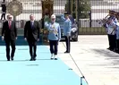 Cumhurbaşkanı Erdoğan, İlham Aliyevi resmi törenle karşıladı