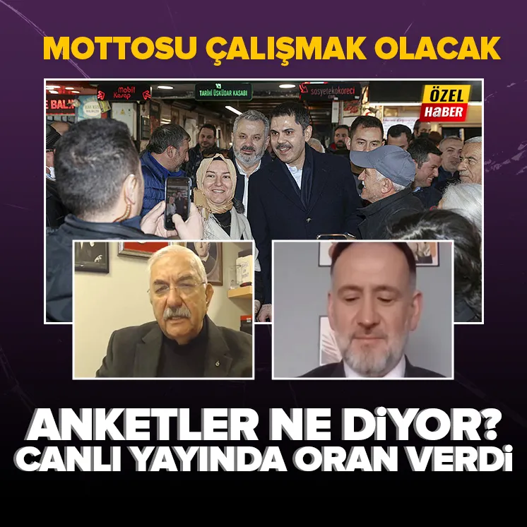 Seçim ne olur? Canlı yayında oran verdi