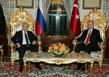 Erdoğan-Putin görüşmesi sona erdi