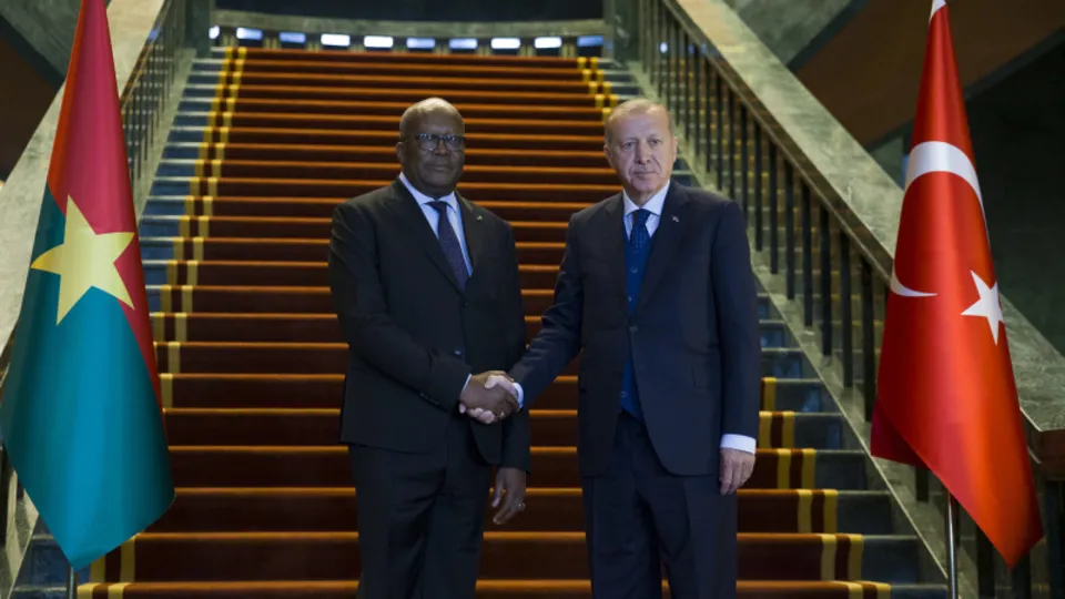 Başkan Erdoğan Burkina Faso Devlet Başkanı Kabore'yi karşıladı