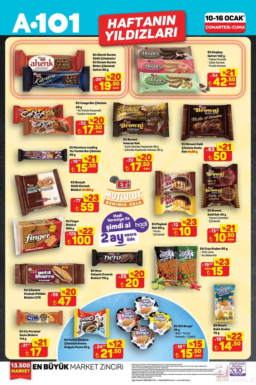 A101 Haftanın Yıldızları 10-16 Ocak kataloğu çıktı! Toz deterjanda yüzde 50 indirim 5