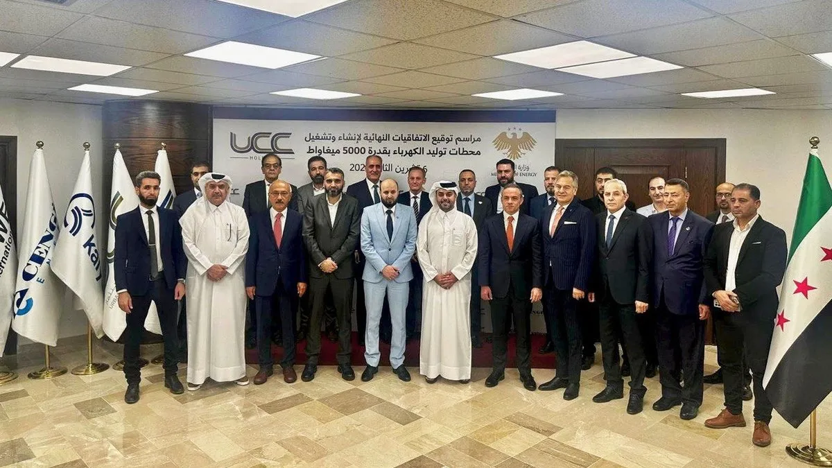 Suriye’nin enerji sektörüne 7 milyar dolarlık yatırımda uygulama aşamasına geçildi