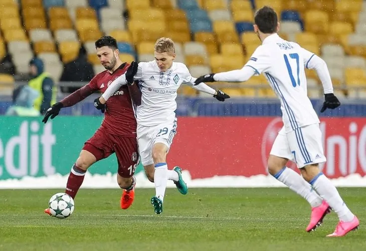 Dinamo Kiev - Beşiktaş maçından fotoğraflar