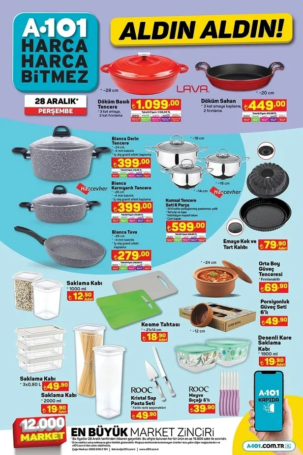30 Aralık A101 aktüel ürünler kataloğu yayınladı! Ultra HD Smart TV, çay makinesi, döküm tencere, fotoğraf yazıcısı uygun fiyattan satışta