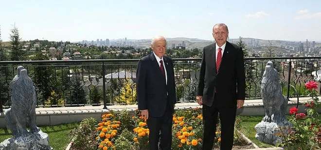Son dakika: Başkan Erdoğan, Bahçeli ile görüştü