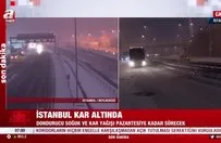 İstanbul'da yoğun kar yağışı! Yağışlar ne zamana kadar sürecek?