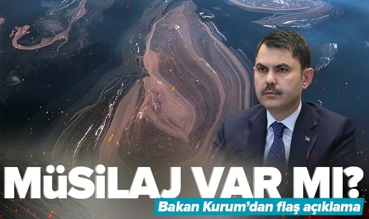 Çevre, Şehircilik ve İklim Değişikliği Bakanı Murat Kurum: Marmara Denizi’nde müsilaj yoktur