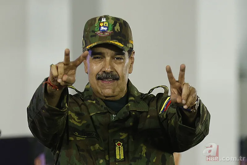 Venezuela'da gövde gösterisi! Maduro kılıcıyla sokaklara indi 7