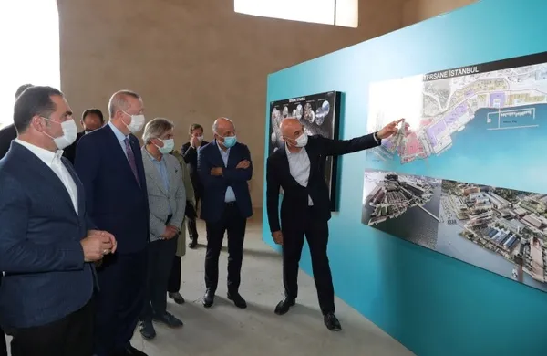 Başkan Erdoğan 'Tersane İstanbul'da incelemelerde bulundu - 2