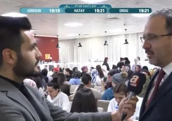 Gençlik ve Spor Bakanı Mehmet Muharrem Kasapoğlu öğrencilerle iftarda buluştu! A Haber'e özel açıklamalar