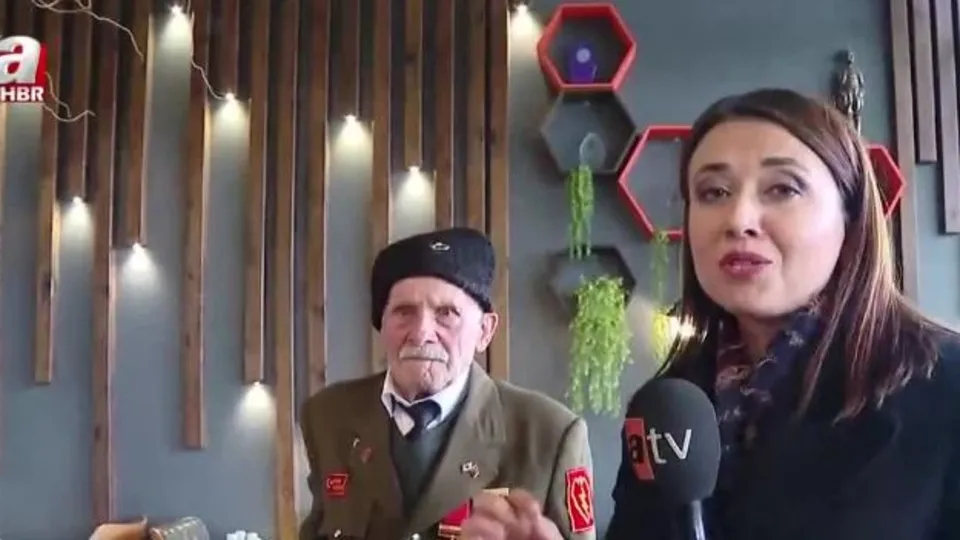 97 yaşındaki gazinin gözyaşları