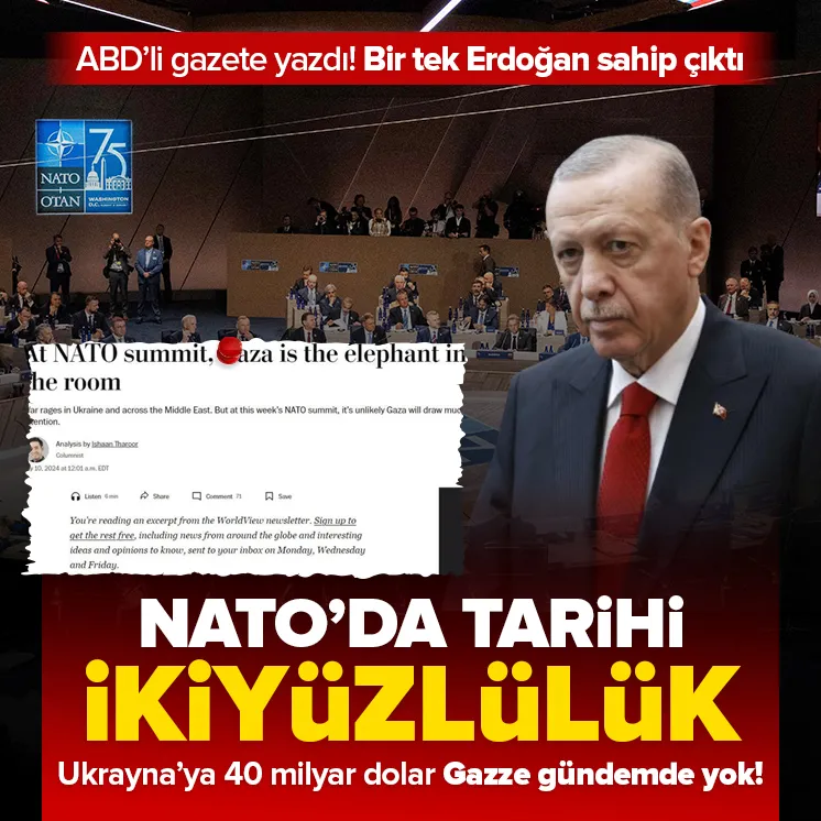 NATO Zirvesinde tarihi ikiyüzlülük