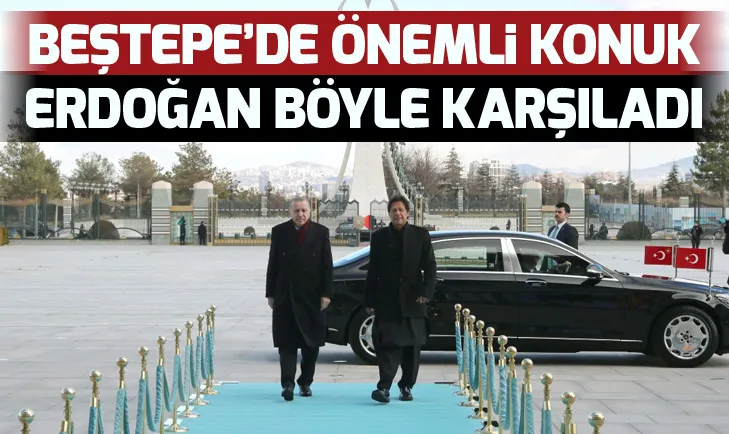 Başkan Erdoğan, Pakistan Başbakanı Khan’ı kabul etti