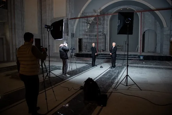 1673503469166.jpg Cumhuriyet tarihinde inşa edilen ilk kilise! İstanbul Süryani Kadim Vakfı Başkanı Sait Susin: Erdoğan'ın iradesi olmasaydı yapamazdık - 4