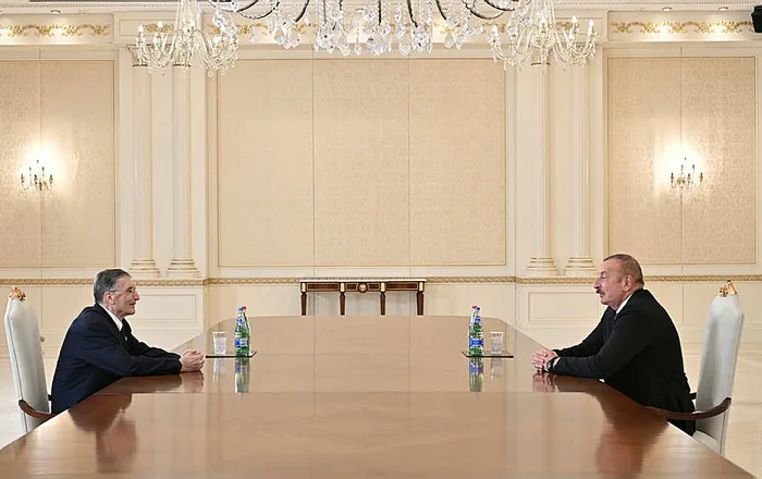 Azerbaycan Cumhurbaşkanı İlham Aliyev, Prof. Dr. Aziz Sancar'ı ağırladı! "Sizi takdir ediyorum" - 1