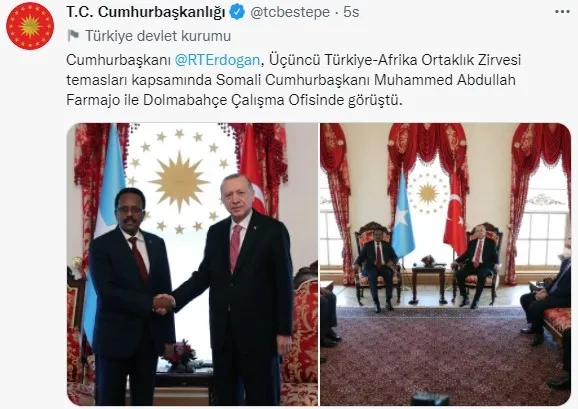 Son dakika: Türkiye-Afrika Ortaklık Zirvesi | 39 ülkenin lideri İstanbul'da! Başkan Erdoğan'dan önemli görüşmeler - 4