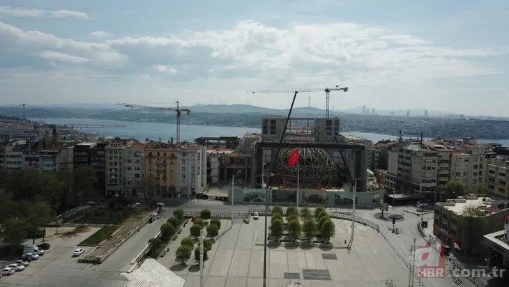 Yeni Atatürk Kültür Merkezi yükseliyor