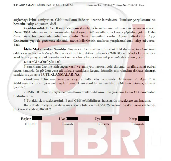 adalet-bakanligi-dugmeye-basti-fatma-kocak-dosyasinda-12-yillik-sir-perdesi-aralandi-1776874097473.jpg Tutuklanan sanıkların mahkemeye 12 Mayıs 2026'da çıkacak (Fotoğraf: ahaber.com.tr