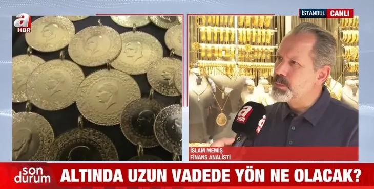 Ile będzie kosztował gram złota? İslam Memiş podał tę kwotę w A Haber: Skupiliśmy się na tym.